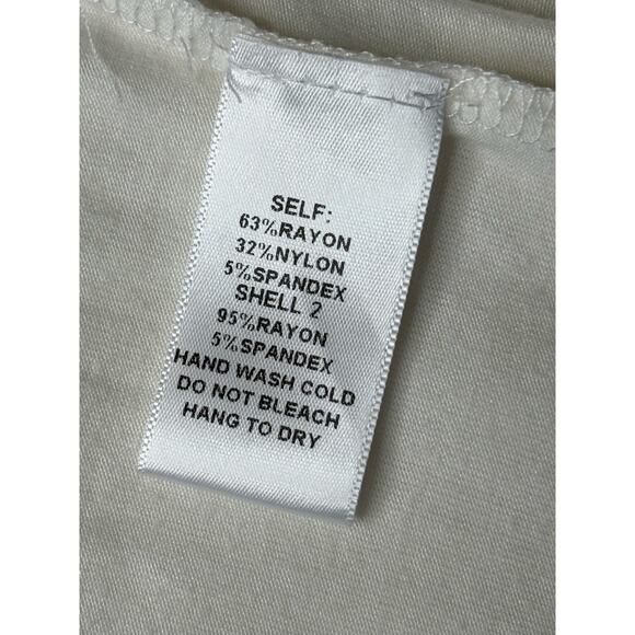 Lulu's What a Looker Bodycon Cream Mini Dress SMALL Soft Girl Backless Party - Picture 11 of 13